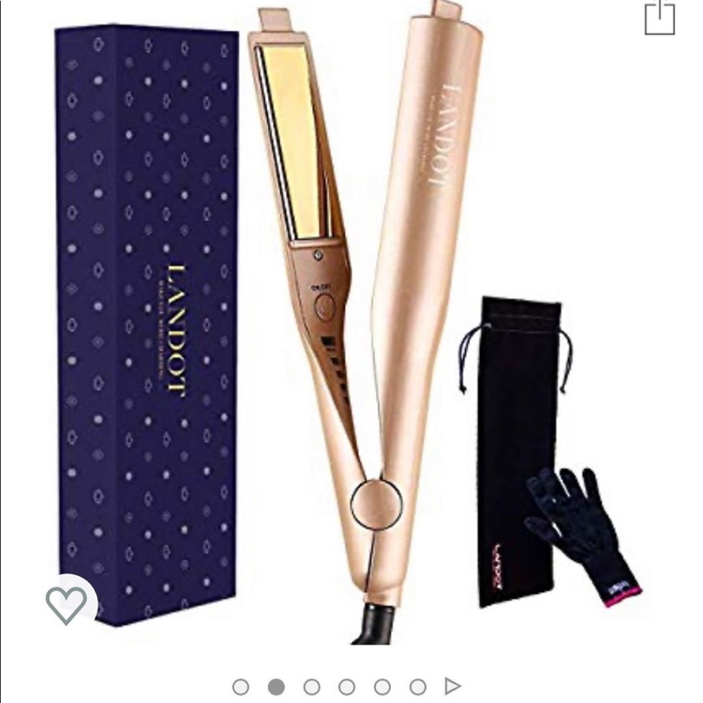 LANDOT Flat Iron for Hair Curling